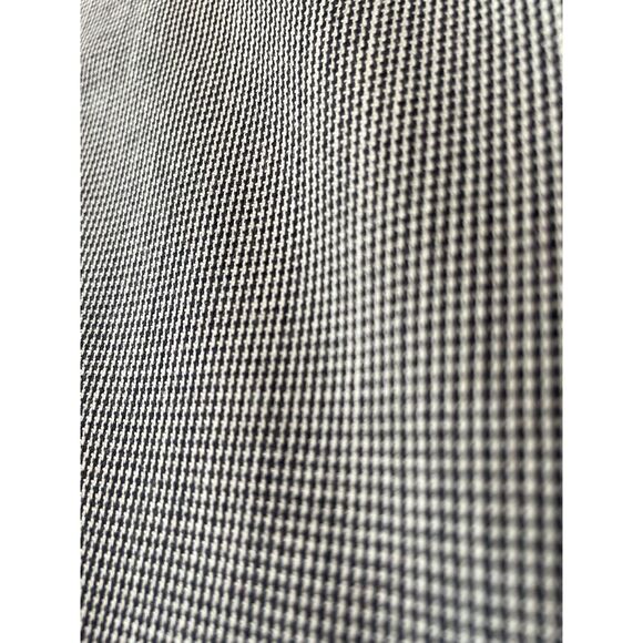 ~ Giorgio Sant'Angelo 12 Houndstooth Wool Mini Skirt Lined Pleated ALine Vintage - Picture 4 of 13